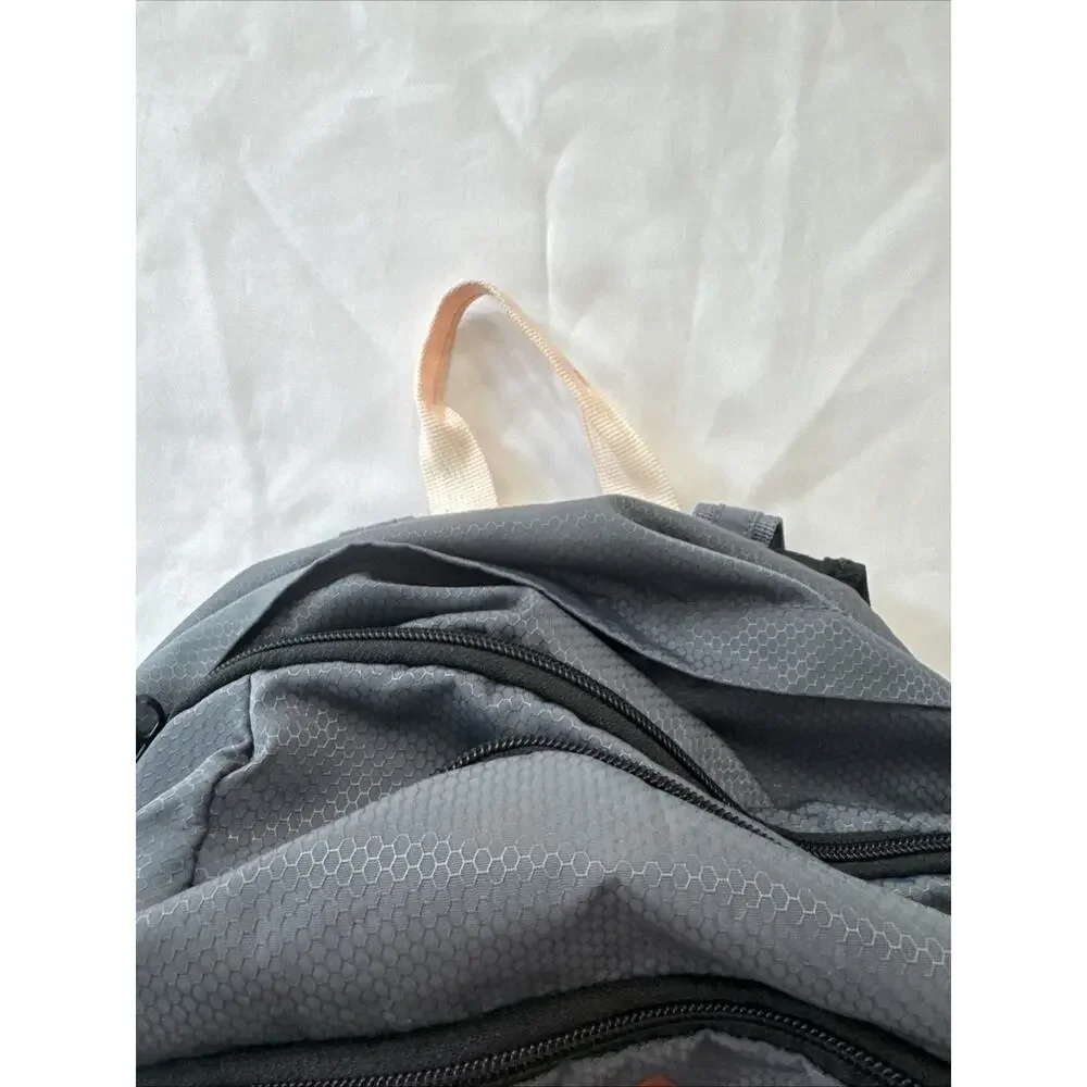 adidas Excel 6 Backpack Jersey Gray Rose Gold Laptop School Travel Book Bag